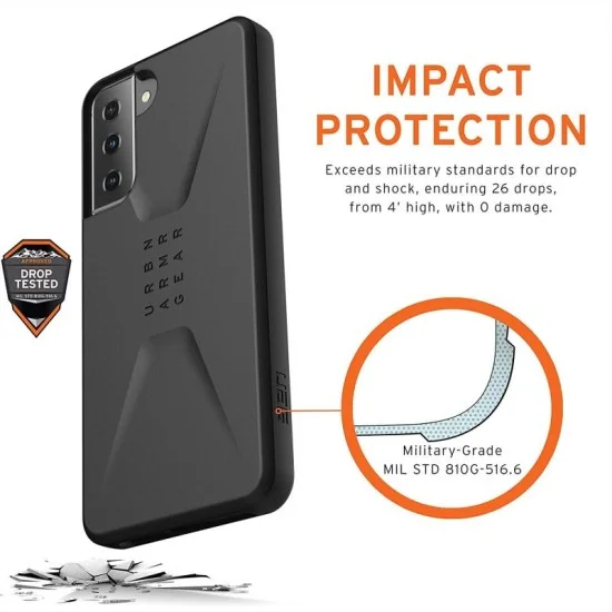 Cover Samsung S21 Plus Civilian Case Uag - Black